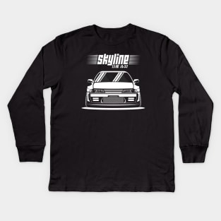 Nissan Skyline R32 Kids Long Sleeve T-Shirt